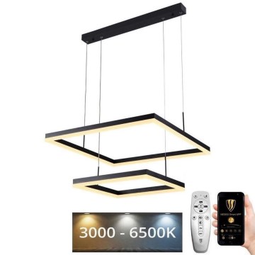 LED Zatemnitveni lestenec na vrvici LED/90W/230V 3000-6500K + Daljinski upravljalnik