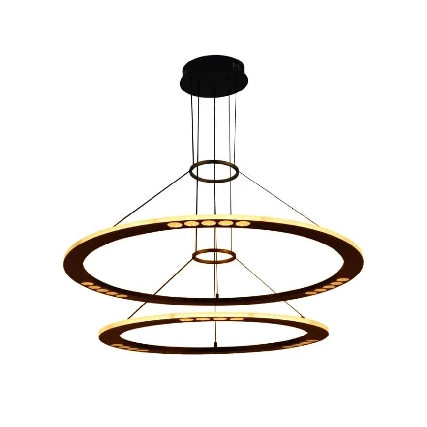LED Zatemnitveni lestenec na vrvici LED/90W/230V 3000-6500K + Daljinski upravljalnik