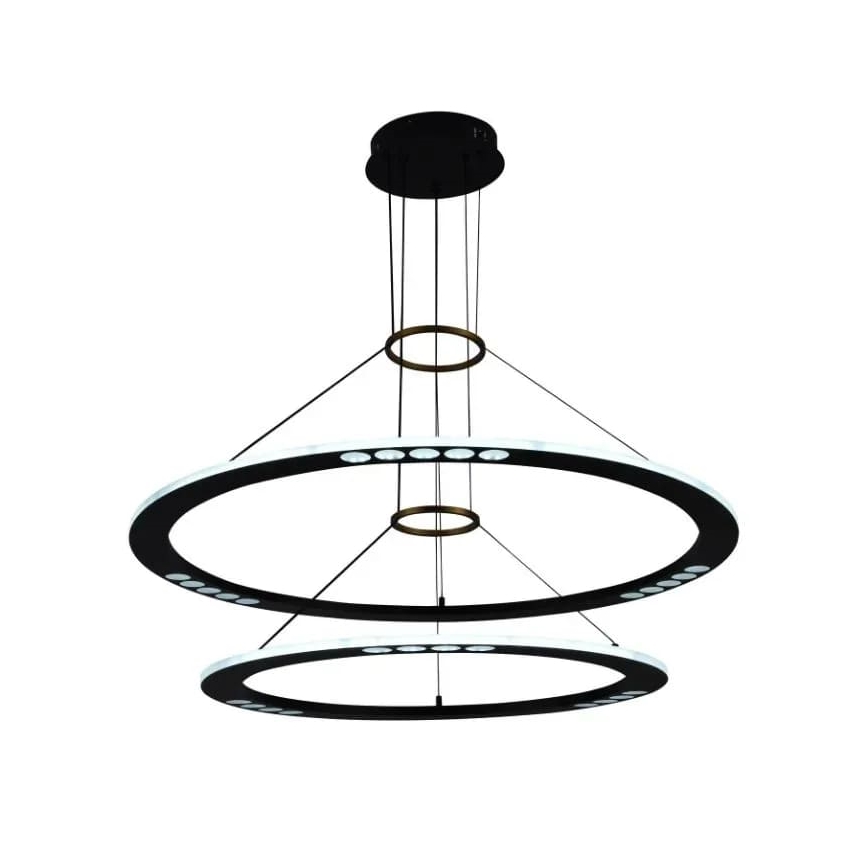 LED Zatemnitveni lestenec na vrvici LED/90W/230V 3000-6500K + Daljinski upravljalnik