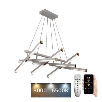 LED Zatemnitveni lestenec na vrvici LED/90W/230V 3000-6500K + Daljinski upravljalnik