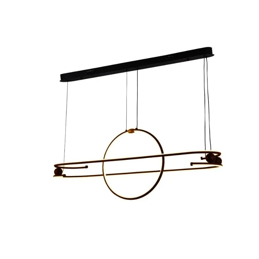 LED Zatemnitveni lestenec na vrvici LED/95W/230V 3000-6500K + Daljinski upravljalnik