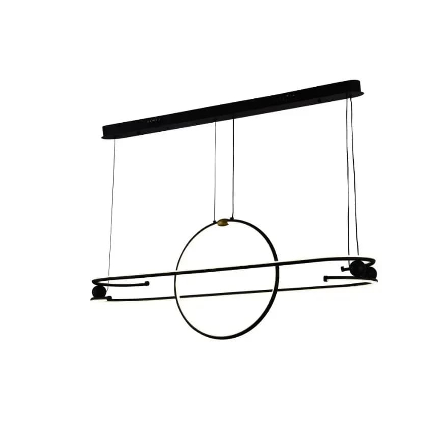 LED Zatemnitveni lestenec na vrvici LED/95W/230V 3000-6500K + Daljinski upravljalnik