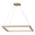 LED Zatemnitveni lestenec na vrvici LEGNO 2xLED/33W/230V hrast