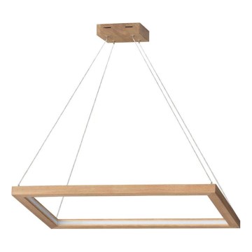LED Zatemnitveni lestenec na vrvici LEGNO LED/31,5W/230V hrast