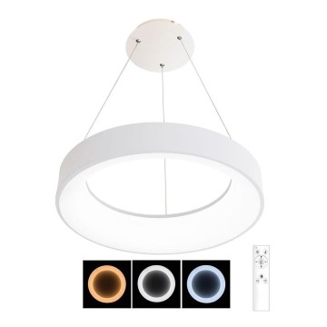 LED Zatemnitveni lestenec na vrvici NEST LED/40W/230V 3000-6500K bela + Daljinski upravljalnik