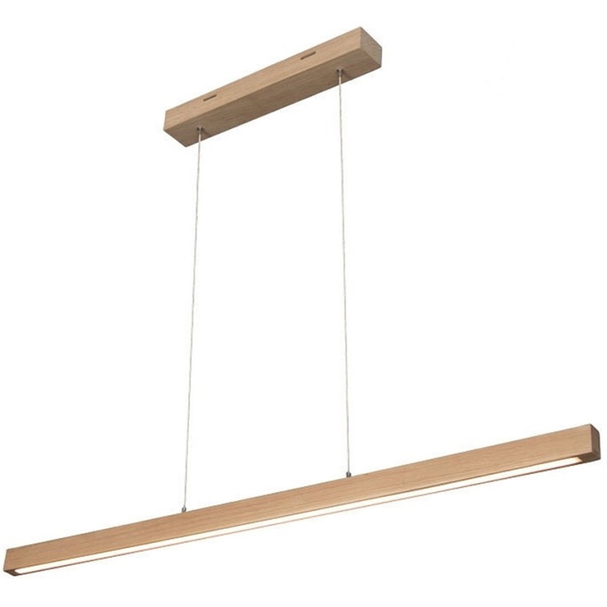 LED Zatemnitveni lestenec na vrvici SMAL LED/15W/230V hrast