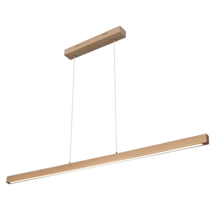 LED Zatemnitveni lestenec na vrvici SMAL LED/18W/230V hrast