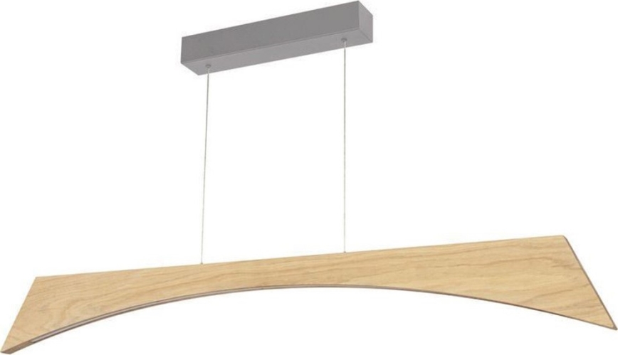LED Zatemnitveni lestenec na vrvici ZIAD LED/14W/230V hrast