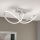 LED Zatemnitveni nadgradni lestenec CIRCUS LED/30W/230V mat krom