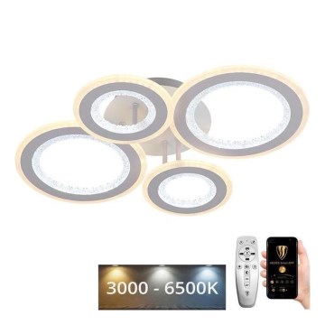 LED Zatemnitveni nadgradni lestenec LED/100W/230V 3000-6500K + Daljinski upravljalnik