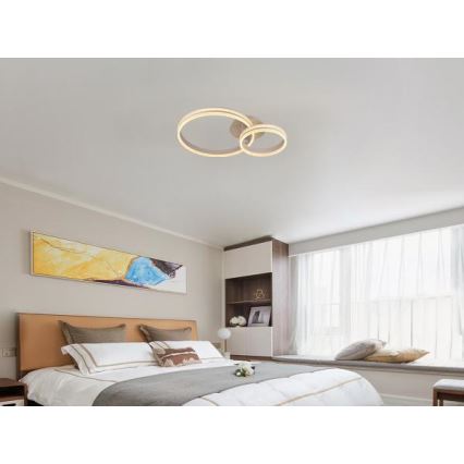 LED Zatemnitveni nadgradni lestenec LED/110W/230V 3000-6500K + Daljinski upravljalnik