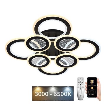 LED Zatemnitveni nadgradni lestenec LED/200W/230V 3000-6500K + Daljinski upravljalnik