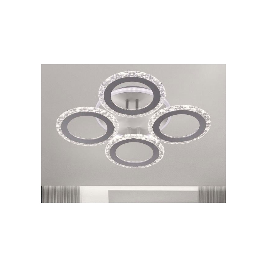 LED Zatemnitveni nadgradni lestenec LED/55W/230V 3000-6500K + Daljinski upravljalnik