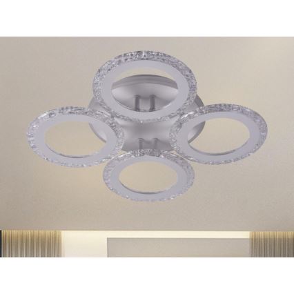 LED Zatemnitveni nadgradni lestenec LED/55W/230V 3000-6500K + Daljinski upravljalnik