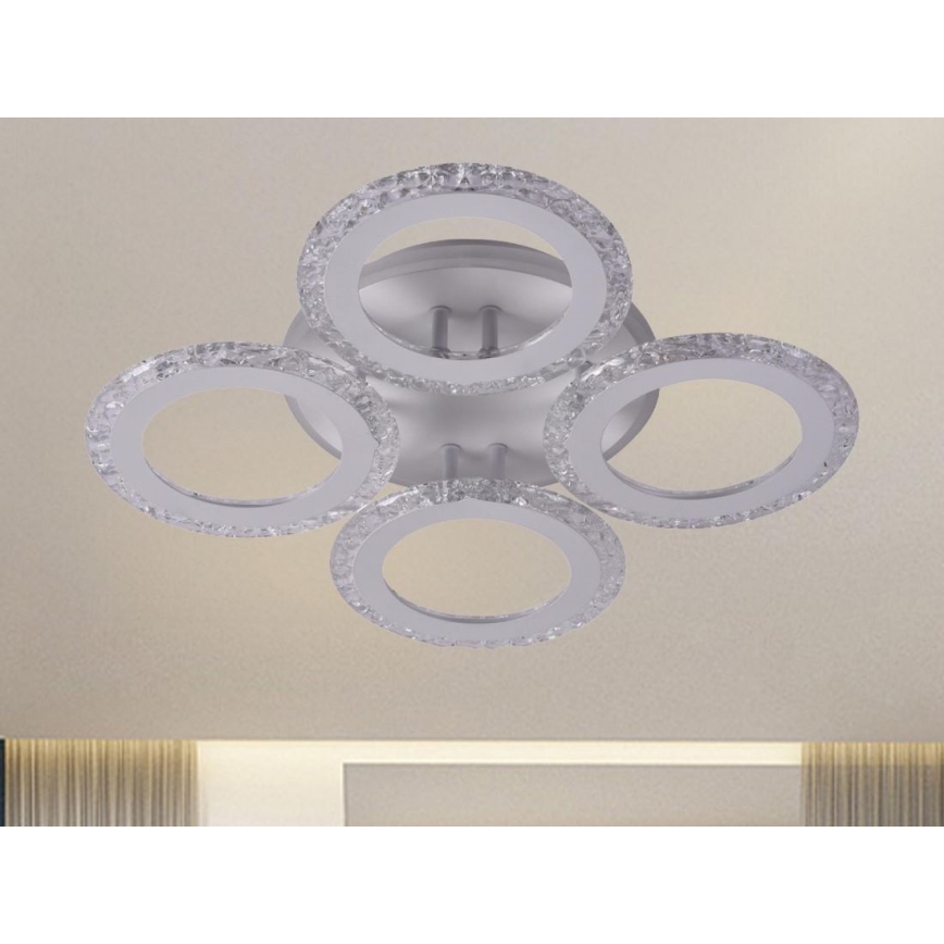 LED Zatemnitveni nadgradni lestenec LED/55W/230V 3000-6500K + Daljinski upravljalnik