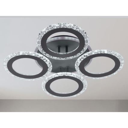 LED Zatemnitveni nadgradni lestenec LED/55W/230V 3000-6500K + Daljinski upravljalnik