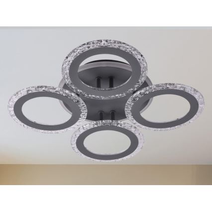 LED Zatemnitveni nadgradni lestenec LED/55W/230V 3000-6500K + Daljinski upravljalnik