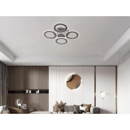 LED Zatemnitveni nadgradni lestenec LED/55W/230V 3000-6500K + Daljinski upravljalnik