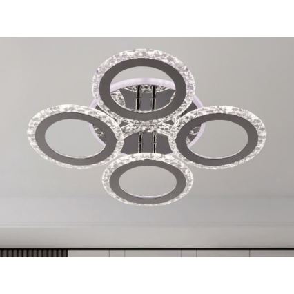 LED Zatemnitveni nadgradni lestenec LED/55W/230V 3000-6500K + Daljinski upravljalnik