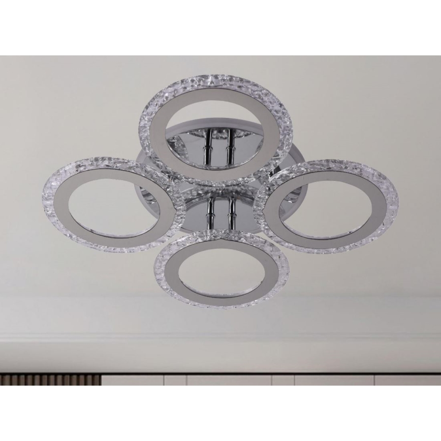LED Zatemnitveni nadgradni lestenec LED/55W/230V 3000-6500K + Daljinski upravljalnik