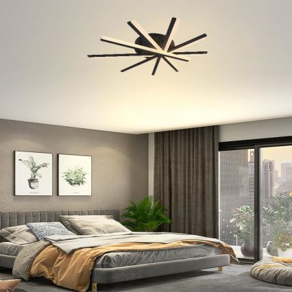 LED Zatemnitveni nadgradni lestenec LED/75W/230V 3000-6500K + Daljinski upravljalnik