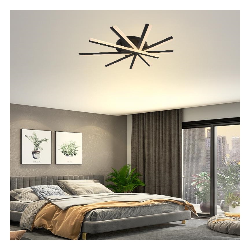 LED Zatemnitveni nadgradni lestenec LED/75W/230V 3000-6500K + Daljinski upravljalnik