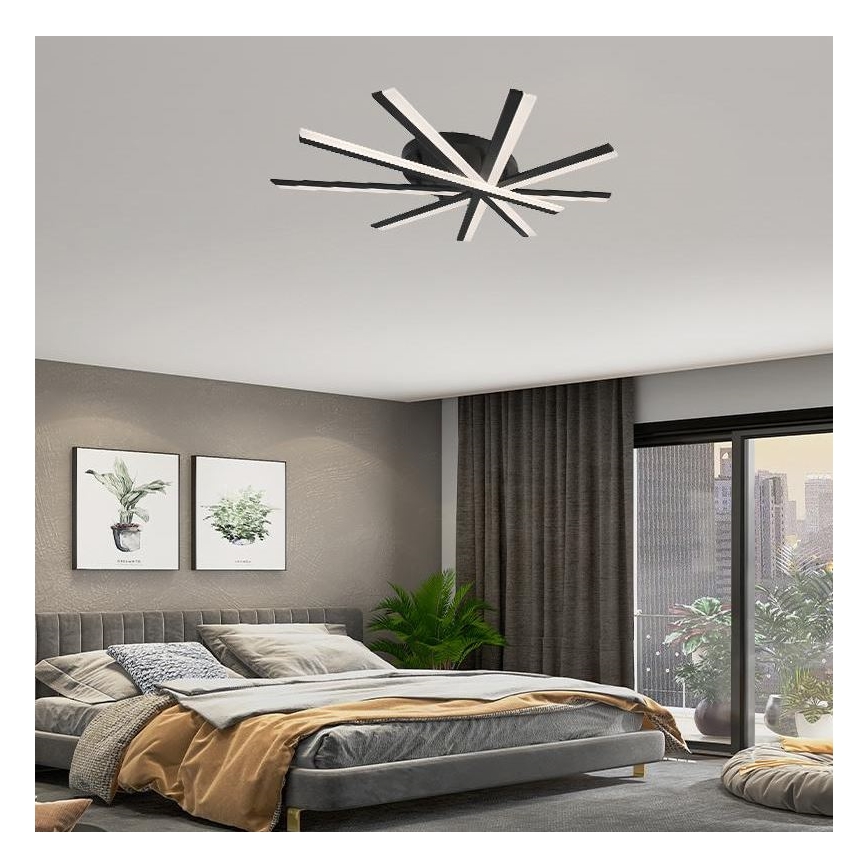 LED Zatemnitveni nadgradni lestenec LED/75W/230V 3000-6500K + Daljinski upravljalnik