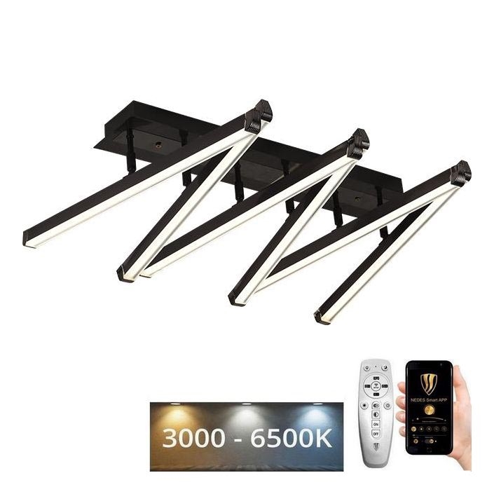 LED Zatemnitveni nadgradni lestenec LED/75W/230V 3000-6500K + Daljinski upravljalnik