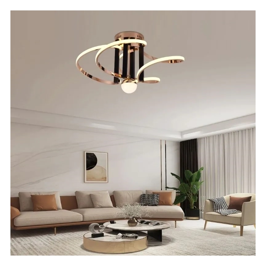 LED Zatemnitveni nadgradni lestenec LED/80W/230V 3000-6500K + Daljinski upravljalnik