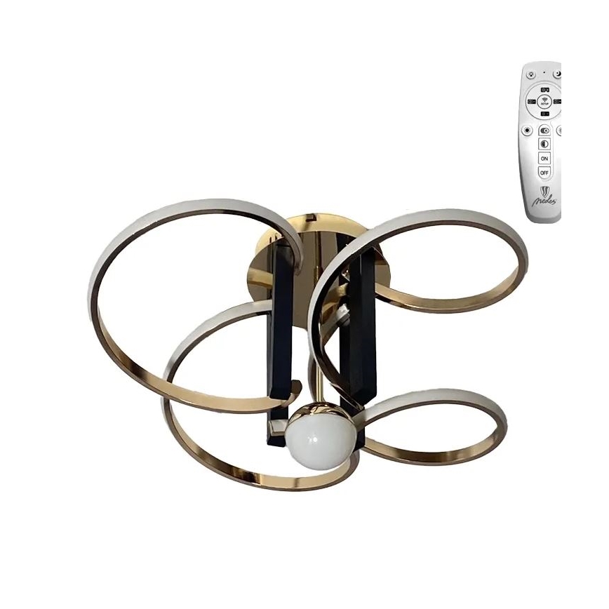 LED Zatemnitveni nadgradni lestenec LED/80W/230V 3000-6500K + Daljinski upravljalnik