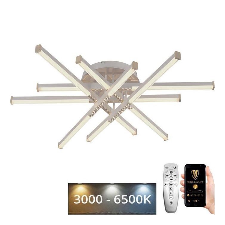 LED Zatemnitveni nadgradni lestenec LED/90W/230V 3000-6500K + Daljinski upravljalnik