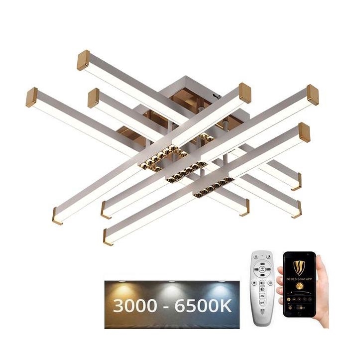 LED Zatemnitveni nadgradni lestenec LED/90W/230V 3000-6500K + Daljinski upravljalnik