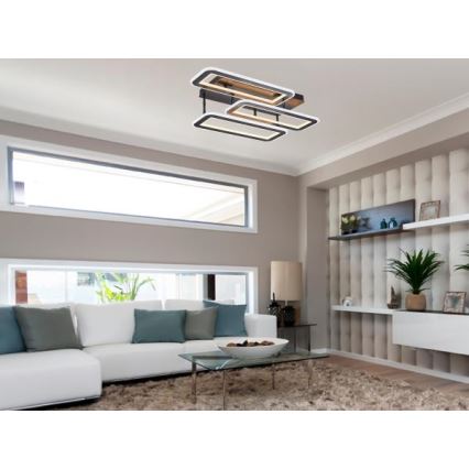 LED Zatemnitveni nadgradni lestenec LED/90W/230V 3000-6500K + Daljinski upravljalnik