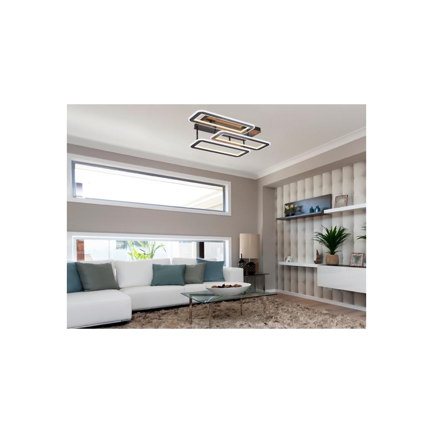 LED Zatemnitveni nadgradni lestenec LED/90W/230V 3000-6500K + Daljinski upravljalnik