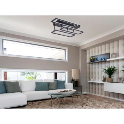LED Zatemnitveni nadgradni lestenec LED/90W/230V 3000-6500K + Daljinski upravljalnik