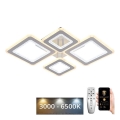 LED Zatemnitveni nadgradni lestenec LED/95W/230V 3000-6500K + Daljinski upravljalnik
