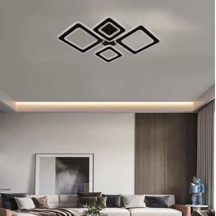 LED Zatemnitveni nadgradni lestenec LED/95W/230V 3000-6500K + Daljinski upravljalnik