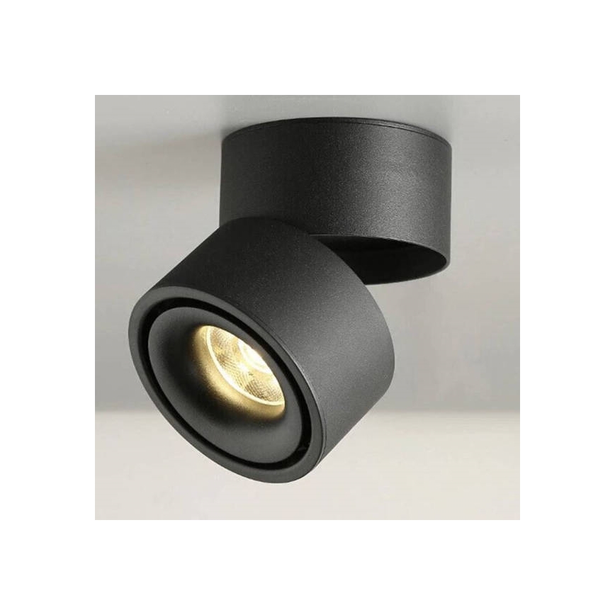 LED Zatemnitveni reflektor LAHTI LED/10,5W/230V 3000K CRI 90 črna