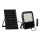 LED Zatemnitveni reflektor s solarnim panelom in senzorjem mraka LED/15W/15000 mAh 3,2V IP65 + Daljinski upravljalnik