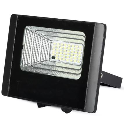 LED Zatemnitveni solarni reflektor LED/12W/3,2V 6000K IP65 5000 mAh + Daljinski upravljalnik