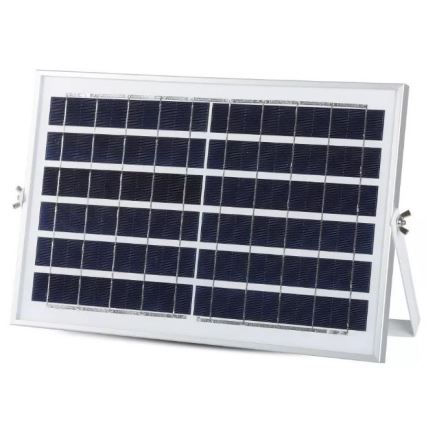 LED Zatemnitveni solarni reflektor LED/12W/3,2V 6000K IP65 5000 mAh + Daljinski upravljalnik