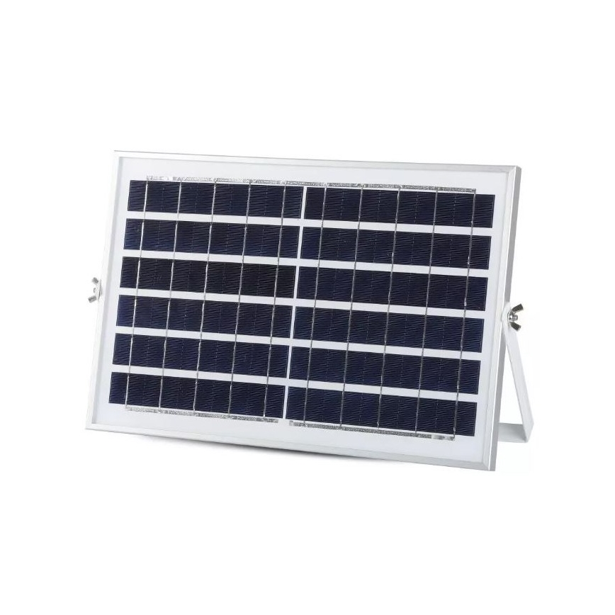 LED Zatemnitveni solarni reflektor LED/12W/3,2V 6000K IP65 5000 mAh + Daljinski upravljalnik