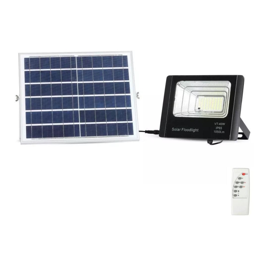 LED Zatemnitveni solarni reflektor LED/16W/3,2V 4000K IP65 10000 mAh + Daljinski upravljalnik