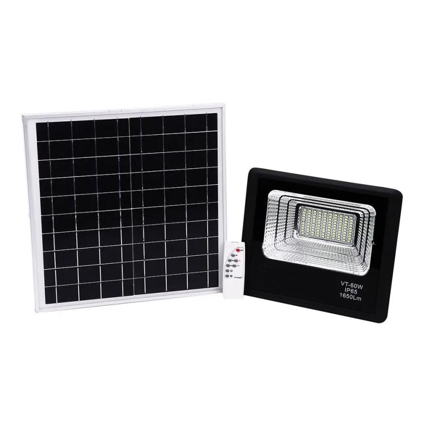 LED Zatemnitveni solarni reflektor LED/20W/6,4V 4000K IP65 10000 mAh + Daljinski upravljalnik