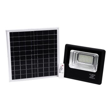 LED Zatemnitveni solarni reflektor LED/20W/6,4V 4000K IP65 + Daljinski upravljalnik