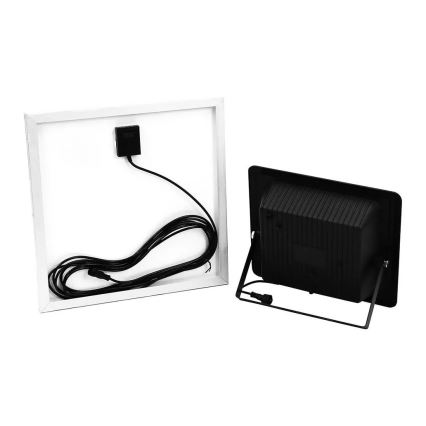 LED Zatemnitveni solarni reflektor LED/20W/6V 6000K IP65 + Daljinski upravljalnik