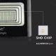 LED Zatemnitveni solarni reflektor LED/20W/6V 6000K IP65 + Daljinski upravljalnik