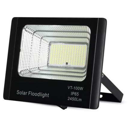 LED Zatemnitveni solarni reflektor LED/35W/10V 4000K IP65 + Daljinski upravljalnik