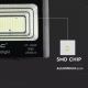 LED Zatemnitveni solarni reflektor LED/35W/10V 4000K IP65 + Daljinski upravljalnik