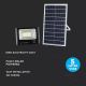 LED Zatemnitveni solarni reflektor LED/35W/10V 6000K IP65 + Daljinski upravljalnik
